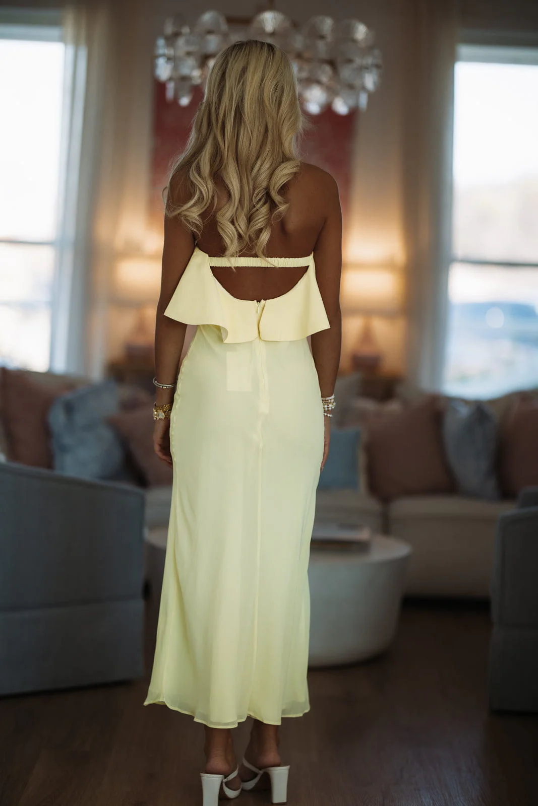 No Ordinary Love Maxi Dress - Yellow - Image 3