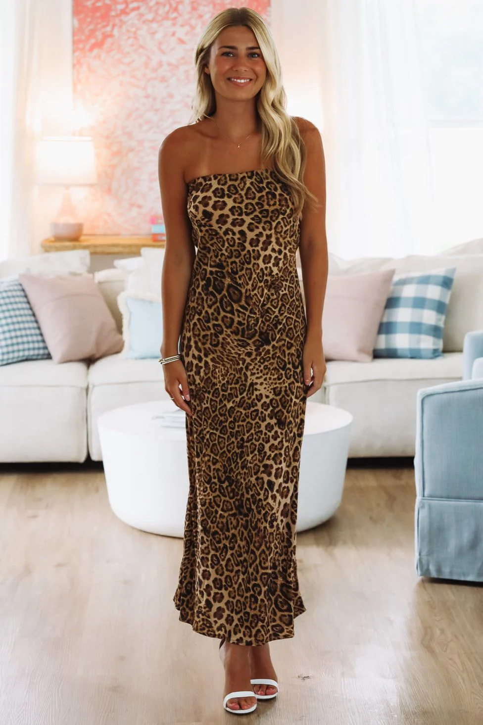 No Place Like This Maxi Dress - Leopard