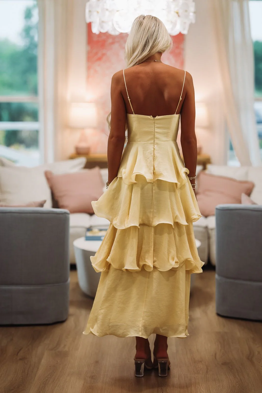 One More Dance Maxi Dress - Yellow - Image 4