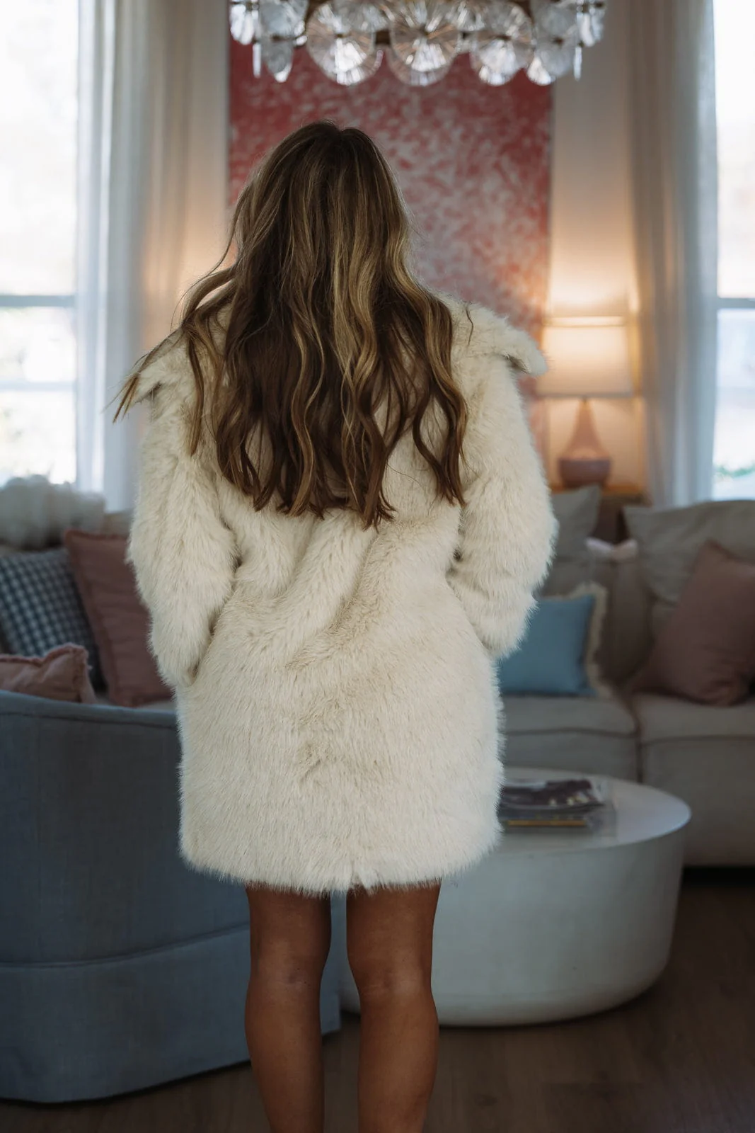 Polar Glow Coat - Ivory - Image 4