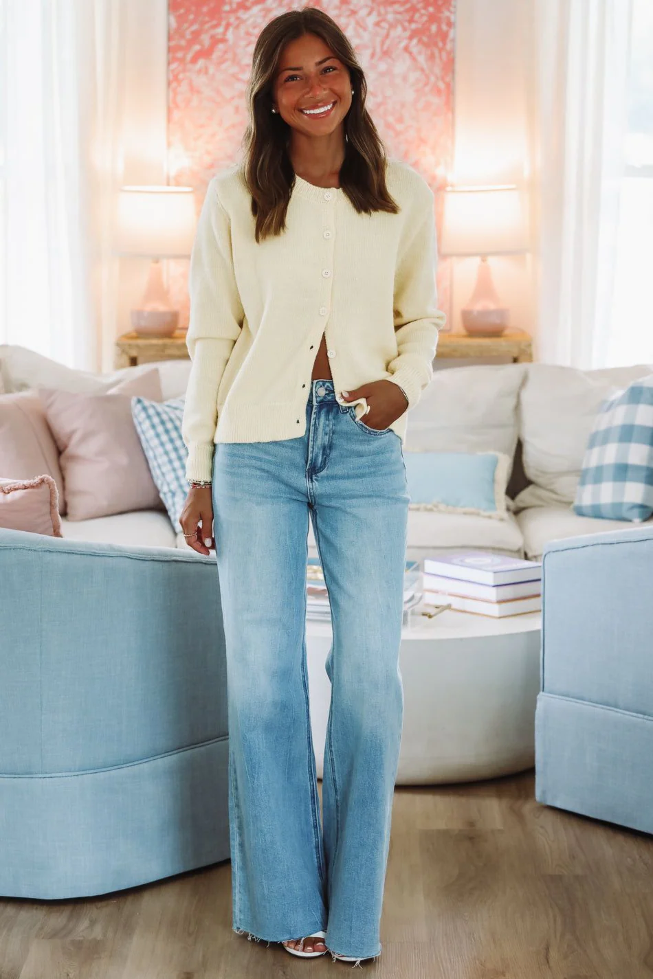 Pure Joy Cardigan - Yellow