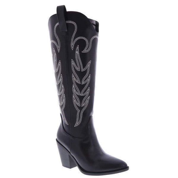Rodeo Angel Western Cowboy Boots - Black (FINAL SALE)