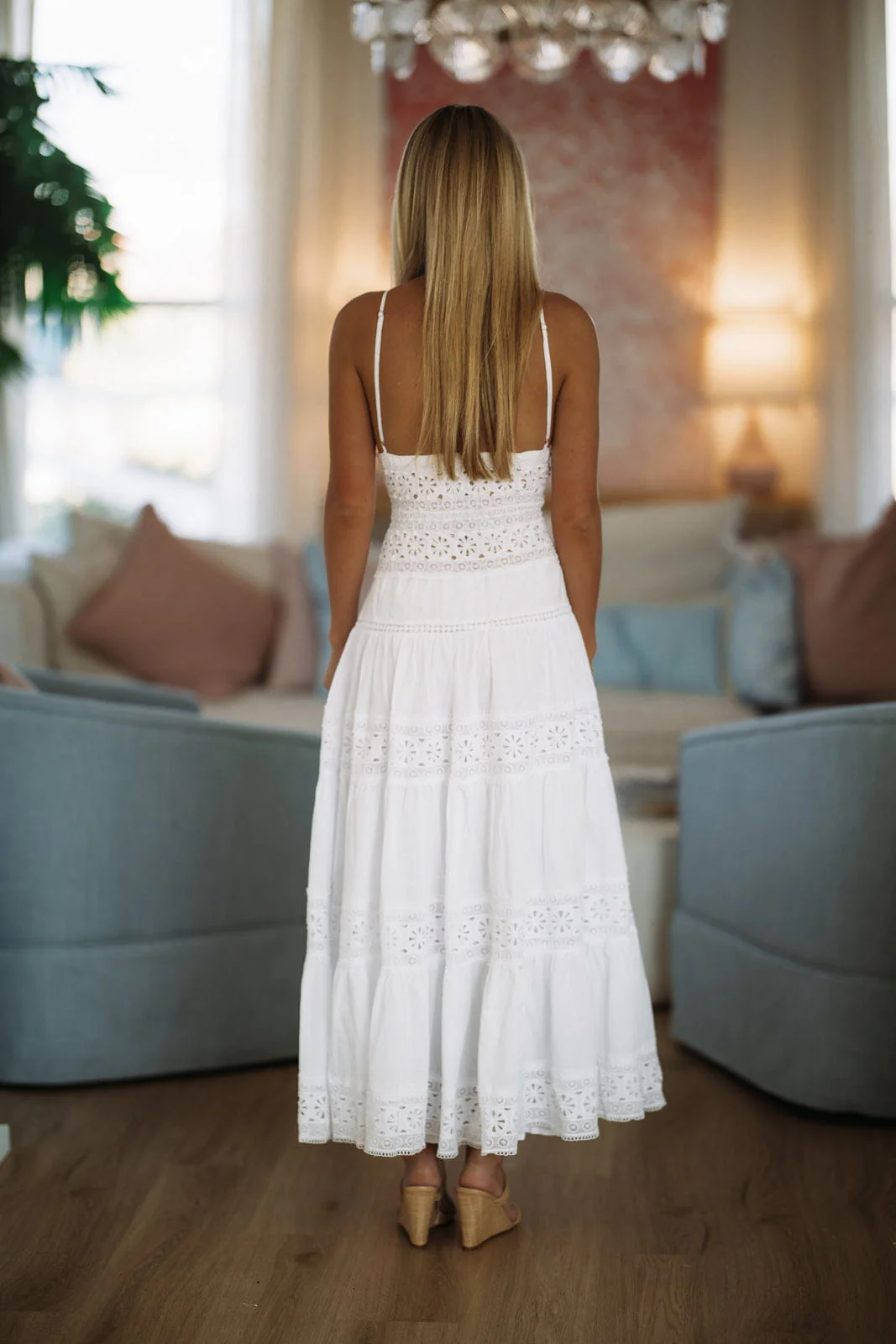 Romance Edit Midi Dress - White - Image 3