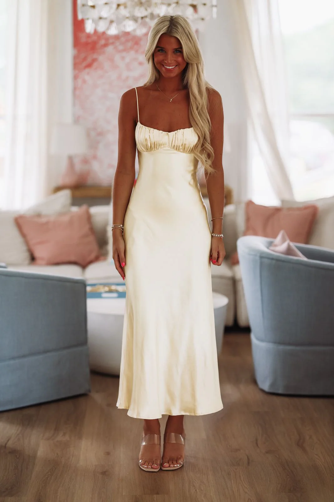 Sensational Maxi Dress - Yellow - Image 2