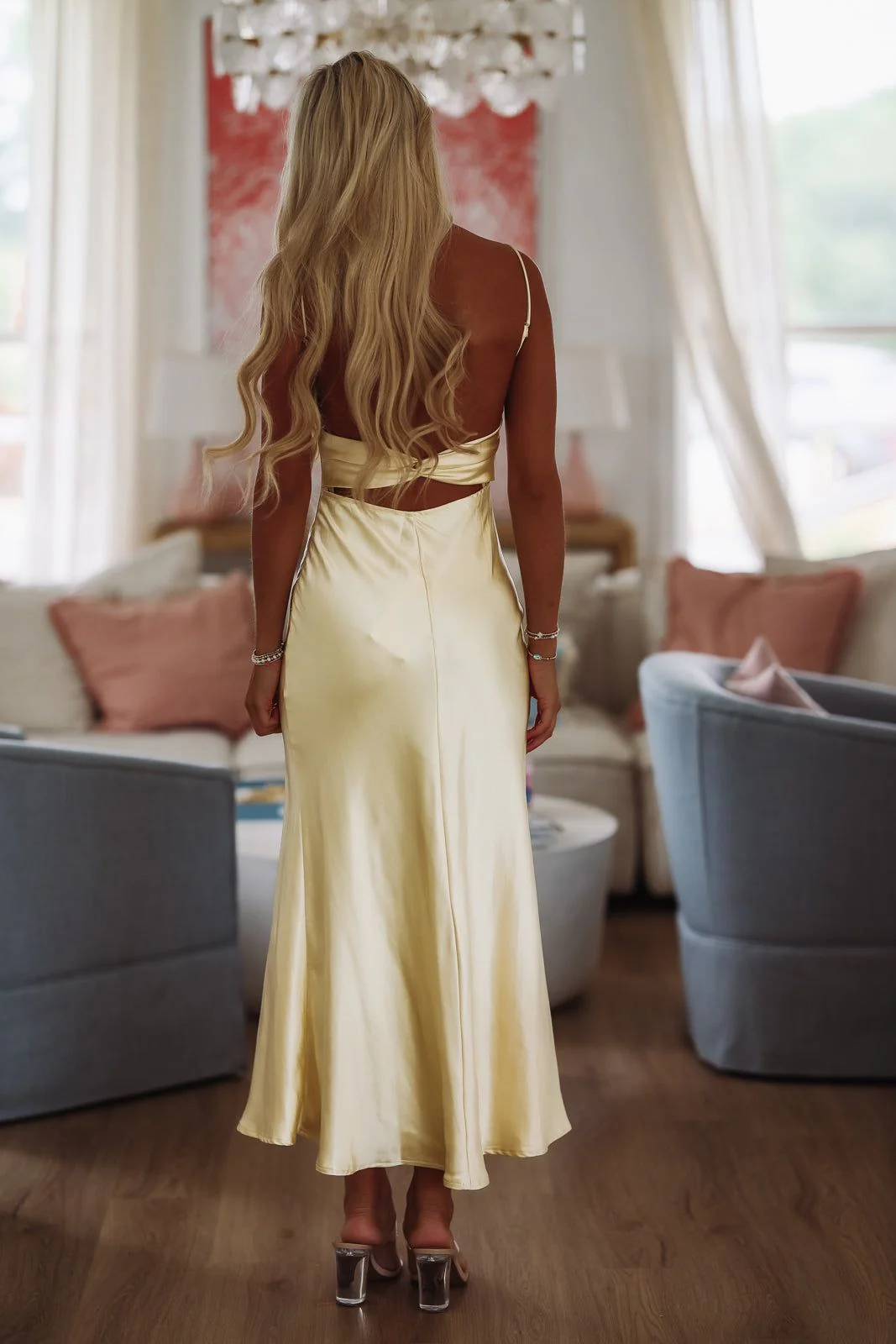 Sensational Maxi Dress - Yellow - Image 3