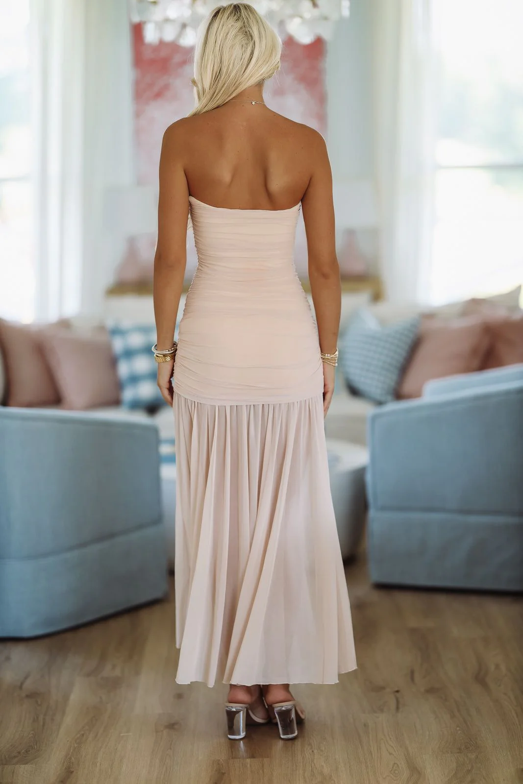 She's an Icon Maxi Dress - Cream - Image 3