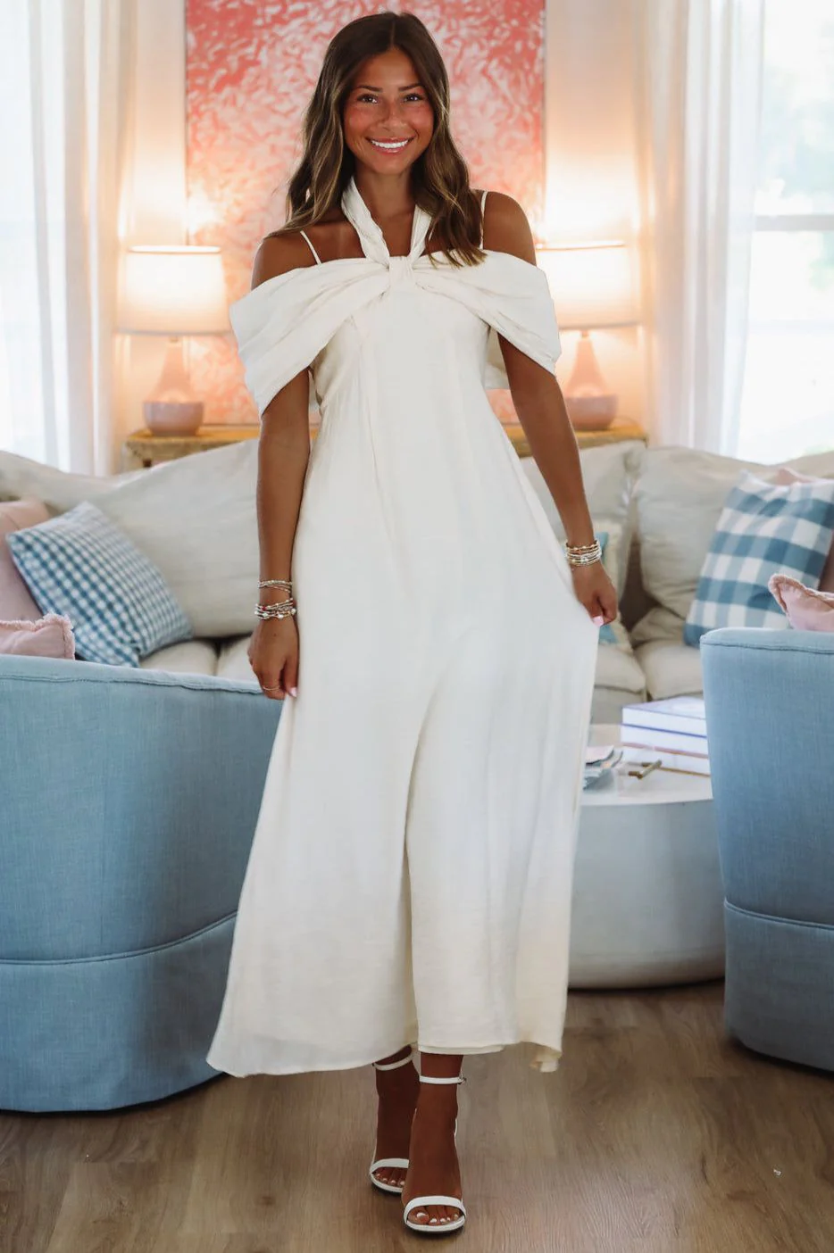 Starlet Maxi Dress - Cream