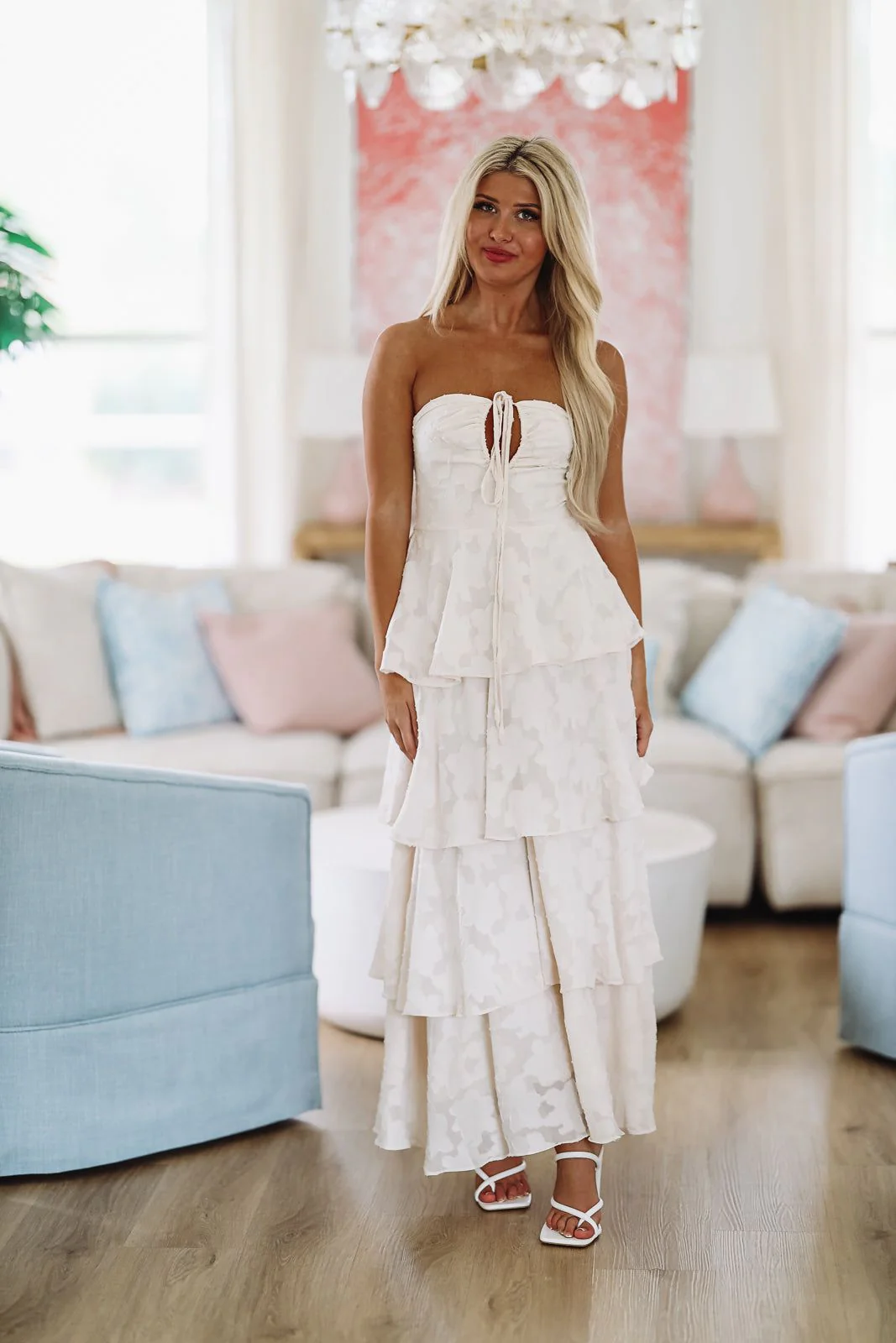 Sweet Escape Maxi Dress - Cream - Image 6