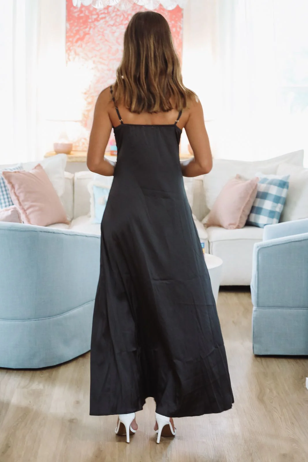 Sweet in Style Maxi Dress - Black - Image 3