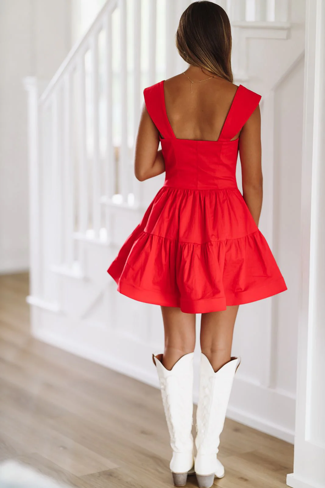 Take My Hand Mini Dress - Red - Image 3