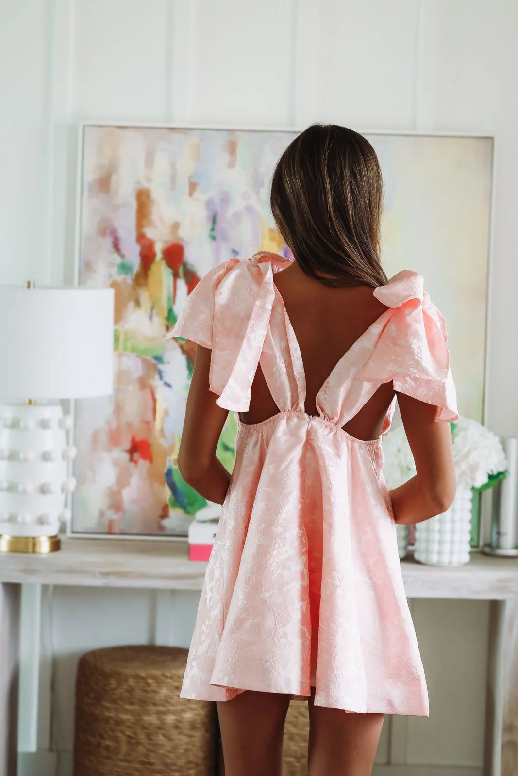 Take the Date Mini Dress - Pink - Image 2