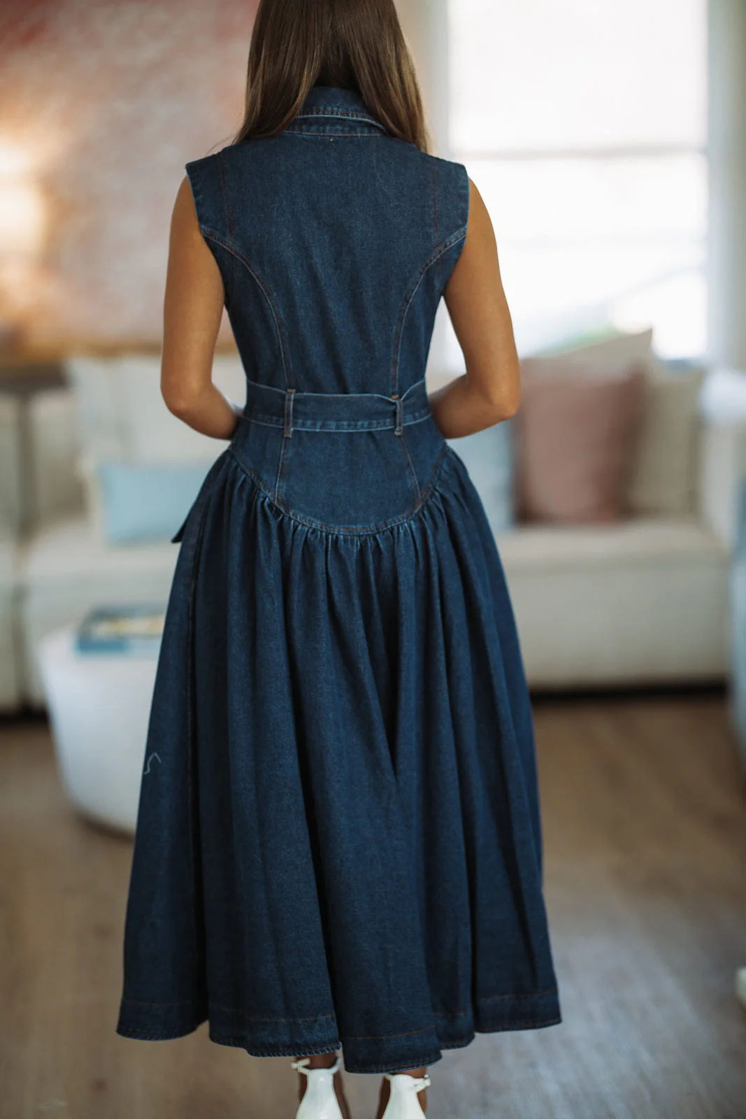 Tennessee Sunsets Maxi Dress - Dark Denim - Image 5