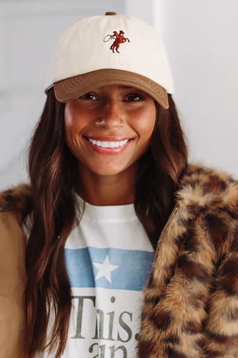 The Laundry Room Giddy Up Cap - Khaki and Brown