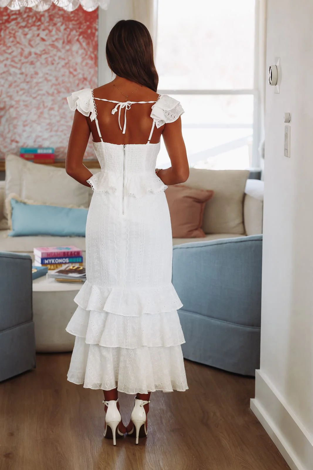 Your Beauty Midi Dress - White - Image 3