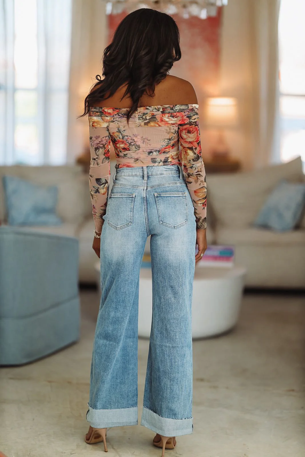 Zoya High Rise Jeans - Medium Wash - Image 3